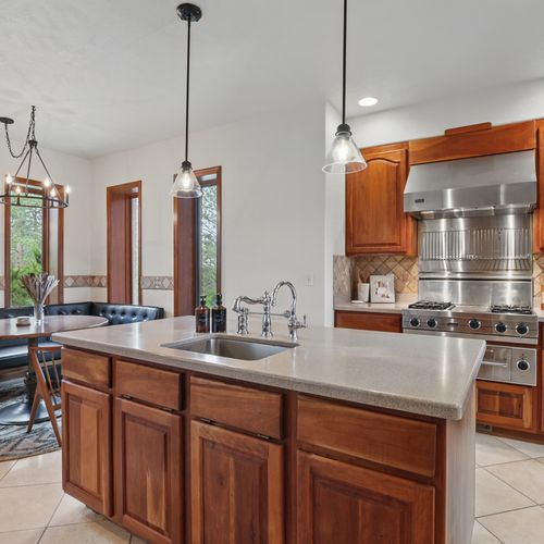Seamless flow from kitchen to dining—serve and savor with ease.