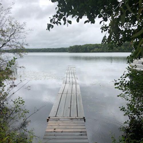 This is an older photo showing the dock in place for the summer.