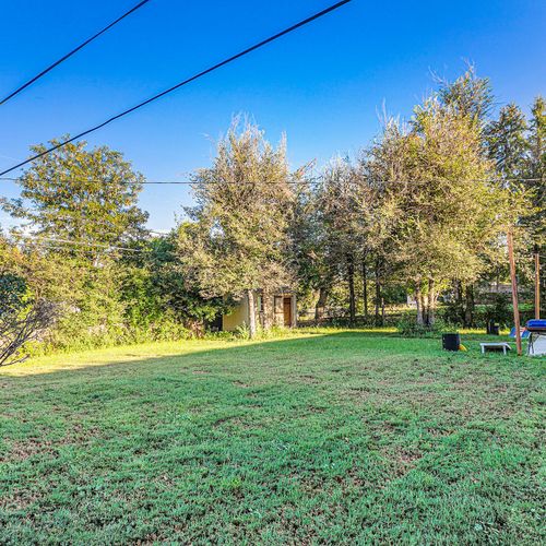 Grill up some delicious treats on the charcoal bbq in the spacious backyard.