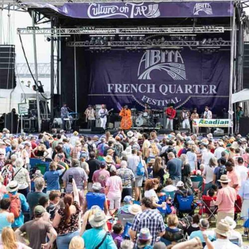Experience the lively French Quarter Festival scene just a short trip from your door.