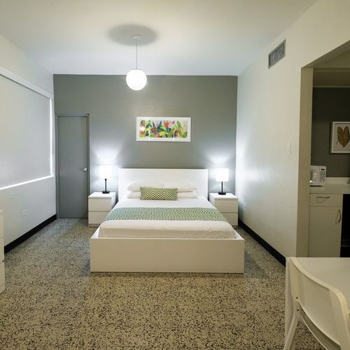 Step into comfort and tranquility in this beautifully appointed bedroom, designed for peaceful nights and refreshing mornings. Your perfect rest awaits!