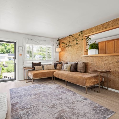 Breathe easy in this bright, open living area.