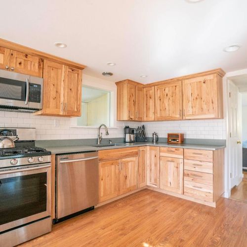 Stainless steel appliances!