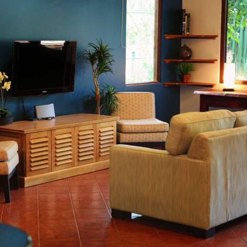 Enjoy shows and games with this flat screen TV