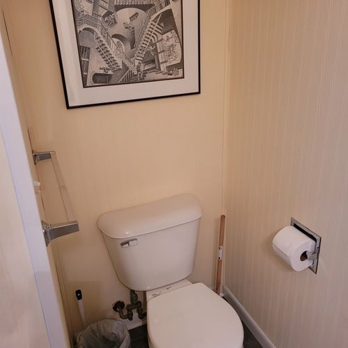 BATHROOM #2 (FIRST FLOOR):  Full bathroom on the first floor with a walk-in shower
