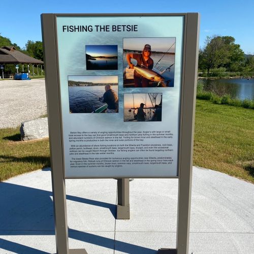 Extra:  the area is famous for fishing, particularly salmon fishing on the betsie river and in lake michigan.