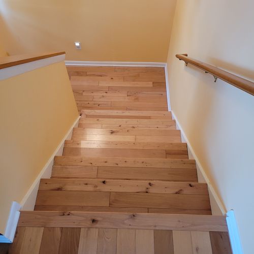 STAIRS:  These are some of the stairs from the first floor to the second floor.  (Note that there are 2 flight of stairs.)