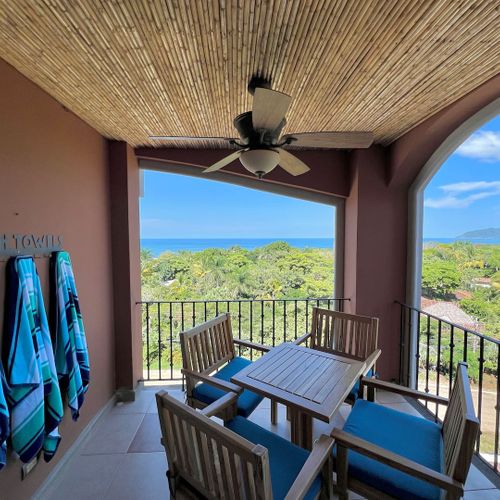 From your own balcony enjoy the breakfast while you hear the ocean
