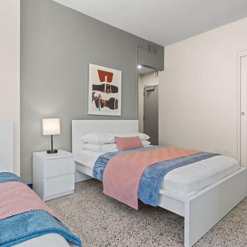 Enjoy the open feel of this bright and airy space, offering comfortable sleeping arrangements and plenty of room to relax and make yourself at home.