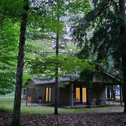 Exterior:  another view of the exterior of the cabin.