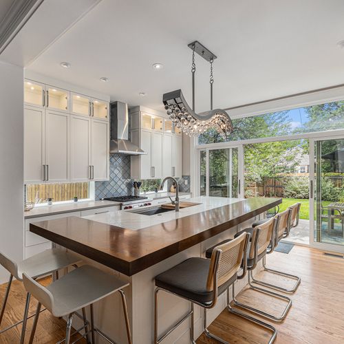Detailed craftsmanship in every corner of the historic renovation