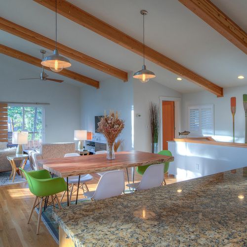 Beautiful open concept living area.