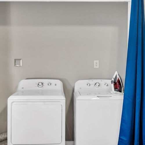 In-unit washer & dryer — the convenience of home, right where you need it.