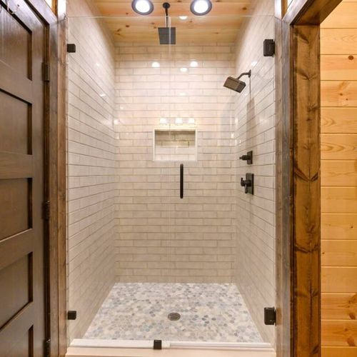 Walk-in shower!