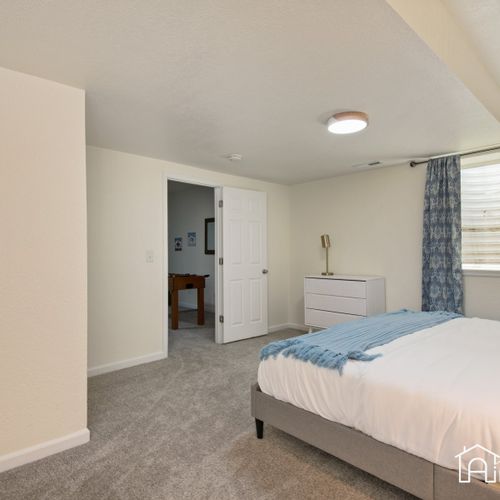 This spacious suite offering ample space and plenty of storage during your stay.