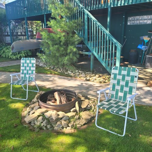 Exterior:  the private bonfire ring