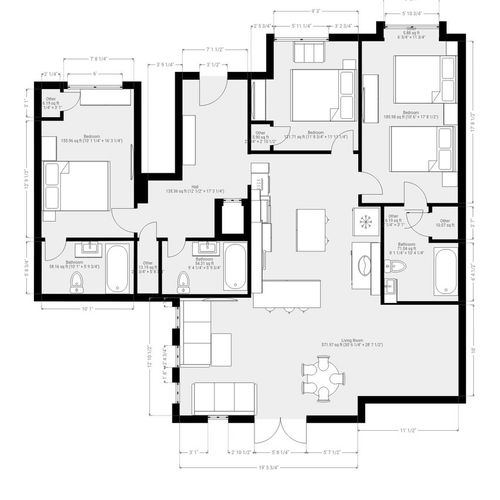 |Unit 1 Floor Plan|