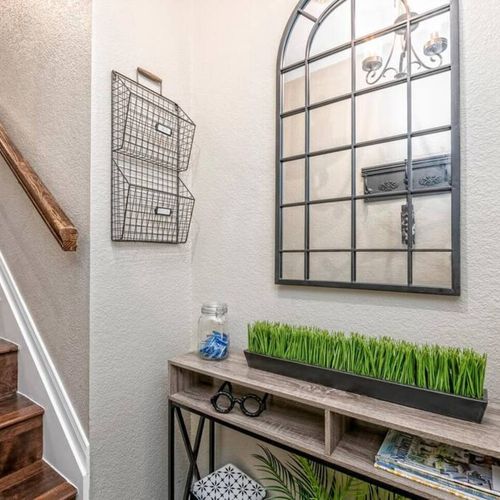 Entrance to the condo, one flight of steps