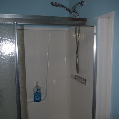 Bathroom #1:  the shower