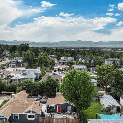 Looking down at your peaceful getaway—welcome to your home away from home.
