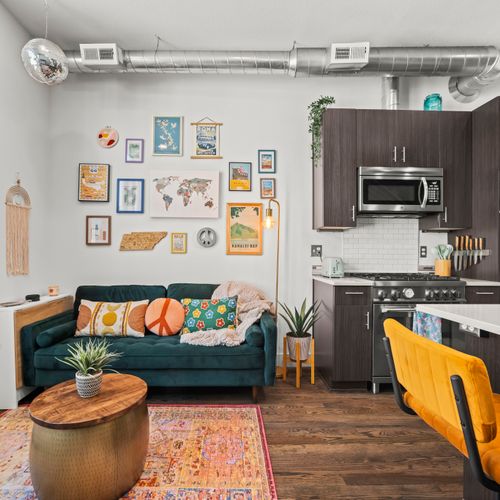 Cozy, fully convenient space where comfort meets productivity and everything gets done