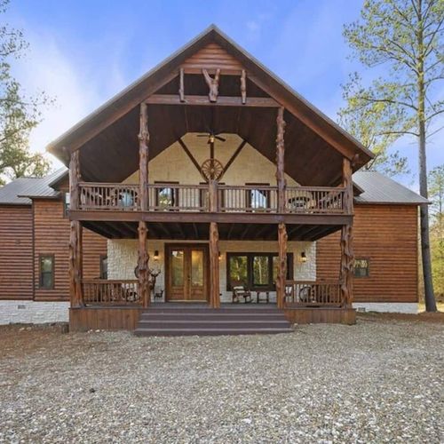 Yellowstone sits amongst the towering pines, exuding rustic elegance.