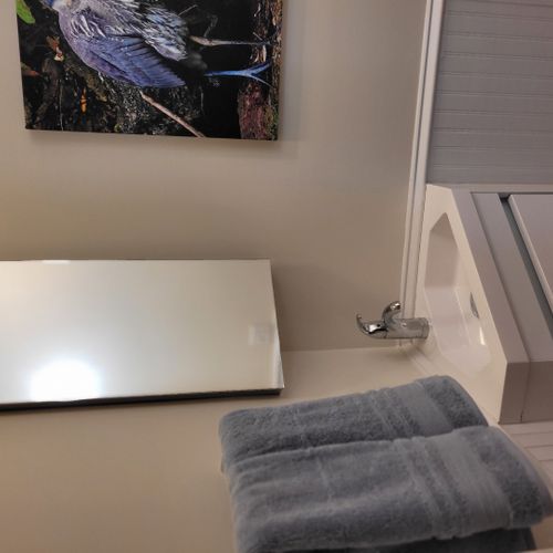 Bathroom #2:  half-bath on the main floor.