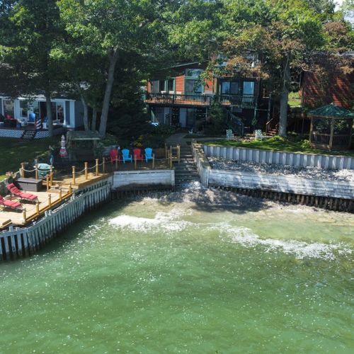 Overall:  aerial view of the private lakefront!