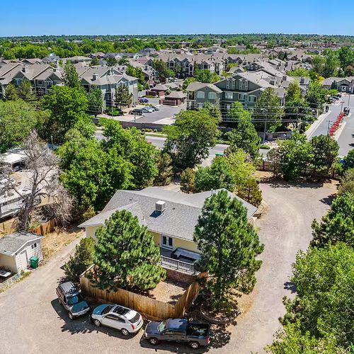 Tucked between trees for extra privacy and a serene, forested vibe.