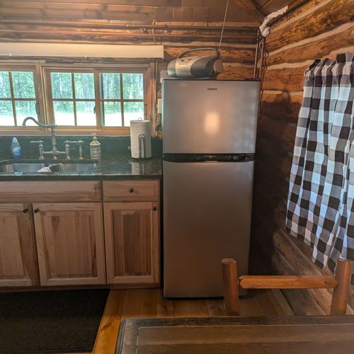 Kitchen:  the fridge in the kitchen