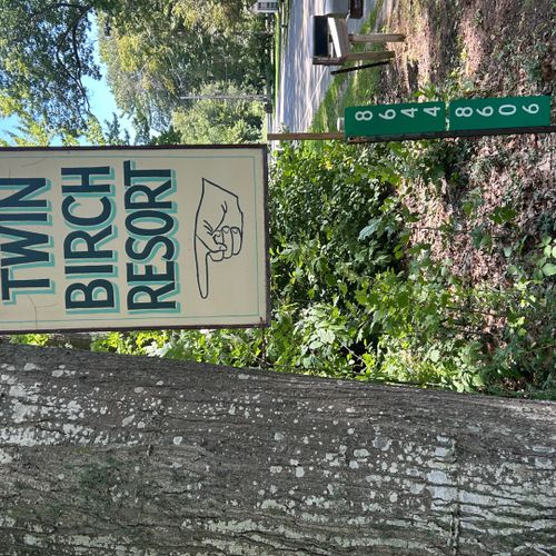 Area photos:  the entrance sign for the property.