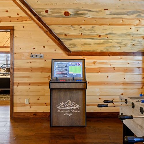 Arcade games in the game room!