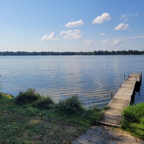 Overall:  the private dock on van etten lake