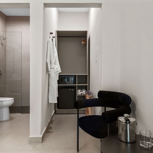 Smart storage solutions for a clutter-free stay.