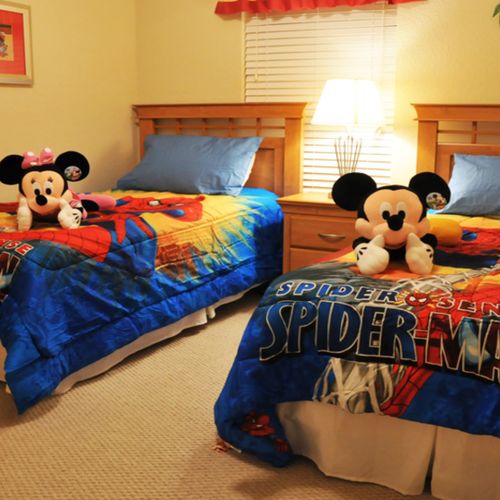 A complete view of twin beds