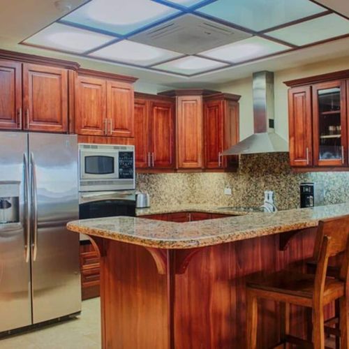 Enjoy breakfast at this breakfast bar.
