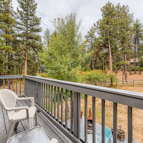 Enjoy the view from the patio off the master suite.