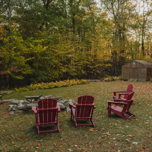Firepit with seating for 5