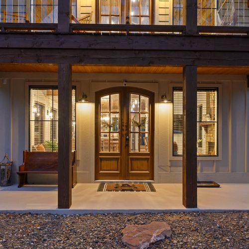 The front porch invites you in