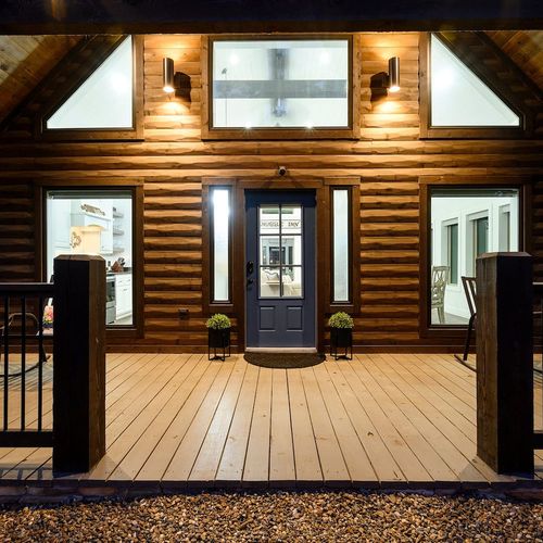 The front of the cabin!