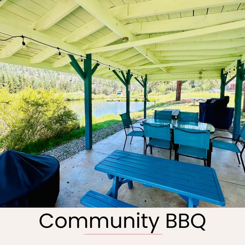 Savor fresh-grilled meals in the mountain air at the community bbq and picnic area.
