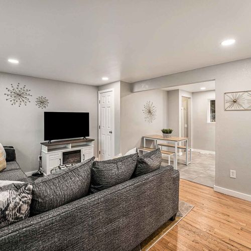 Our home is equipped with all brand-new furnishing and a cozy, chic interior design.