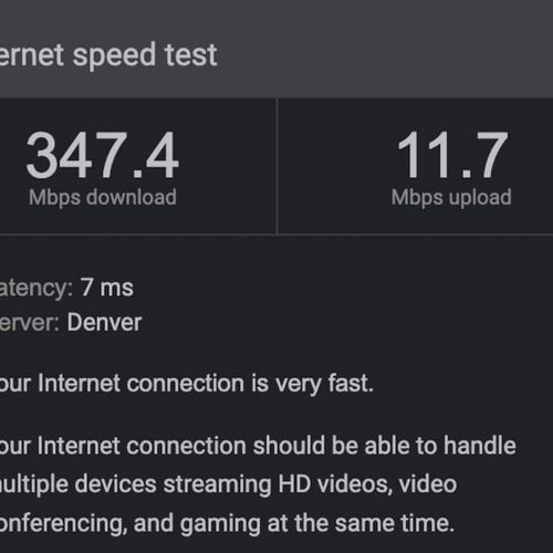 Enjoy lightning-fast wi-fi to support all your devices and streaming needs during your stay!