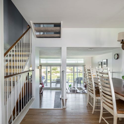 Gather with friends and family in our inviting dining room with easy access to the kitchen, living area and patio.