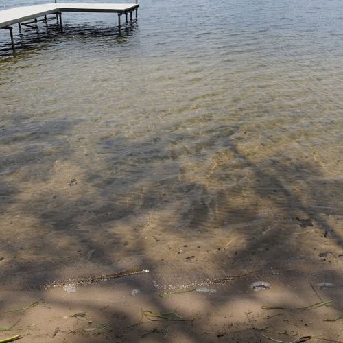 Exterior:  another view of the wonderfully sandy lake bottom at the property.