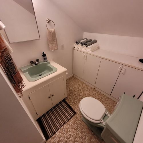 Bathroom #2 (second floor):  half bathroom on the second floor.