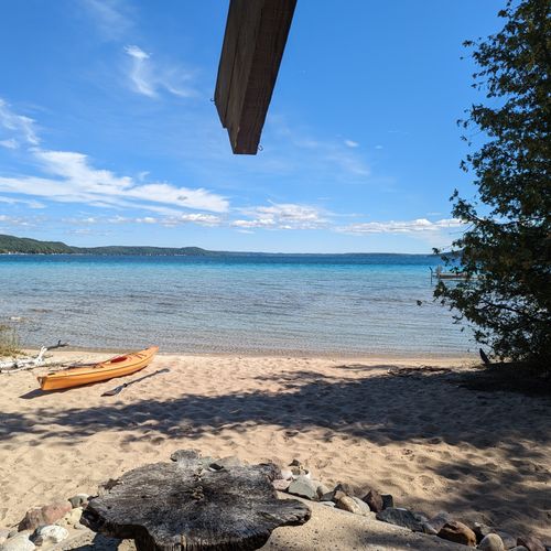 Overall:  the gorgeous beach front of crystal lake, great for swimming and kayaking