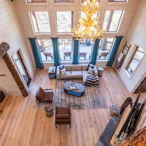 A birds eye view of the main living space!