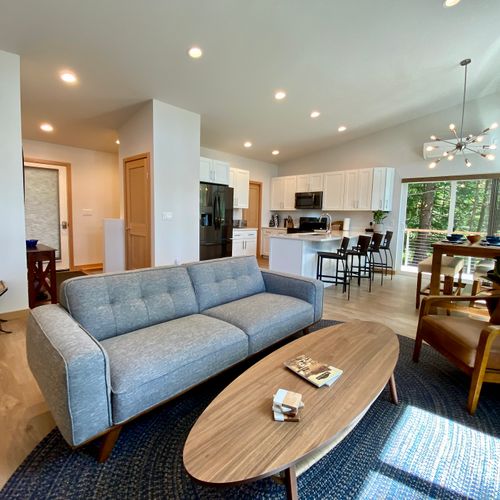 Bright, airy, and effortlessly livable — the open layout gives every guest room to breathe.