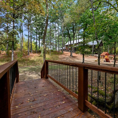 Cross the creek on this bridge!